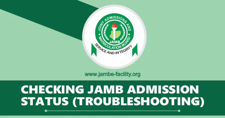 Checking JAMB Admission Status 2024/2025 CAPS Common Issues