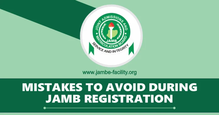 8 Most Common Mistakes to Avoid During JAMB Registration 2025