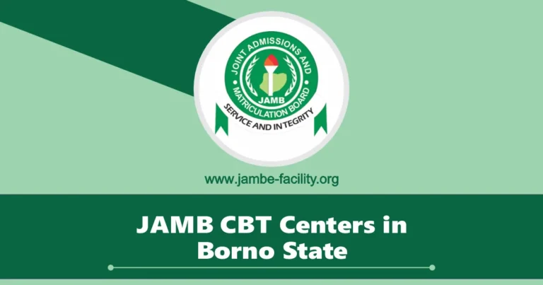 JAMB CBT Centers in Borno State 2025/2026 Approved List