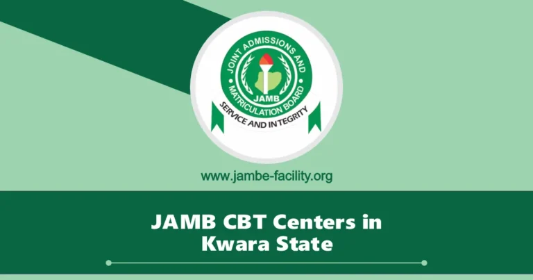 JAMB CBT Centers in Kwara State 2025/2026 Approved List