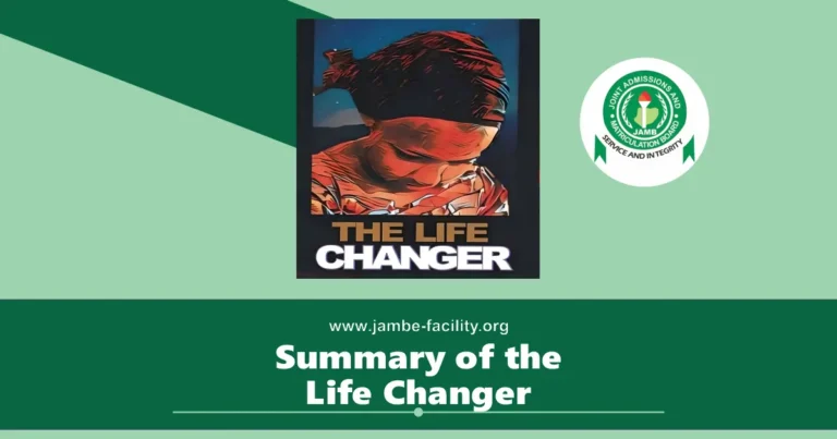 Summary of The Life Changer For 2025 JAMB Exams