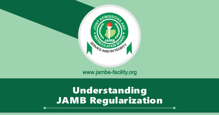 Understanding JAMB Regularization for 2025/2026