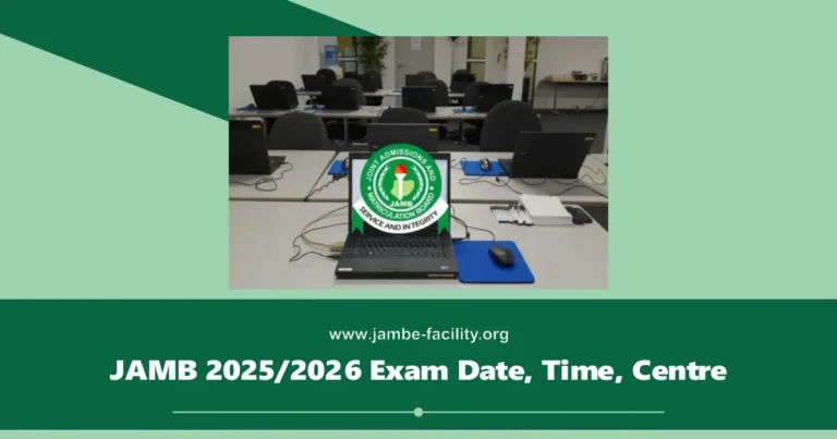 Check JAMB 2025/2026 Exam Date, Time and Centre Here