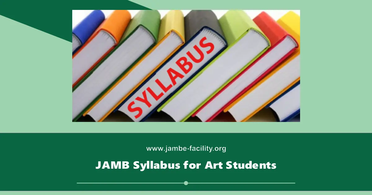 JAMB Syllabus for Art 2025/2026 Free PDF Download