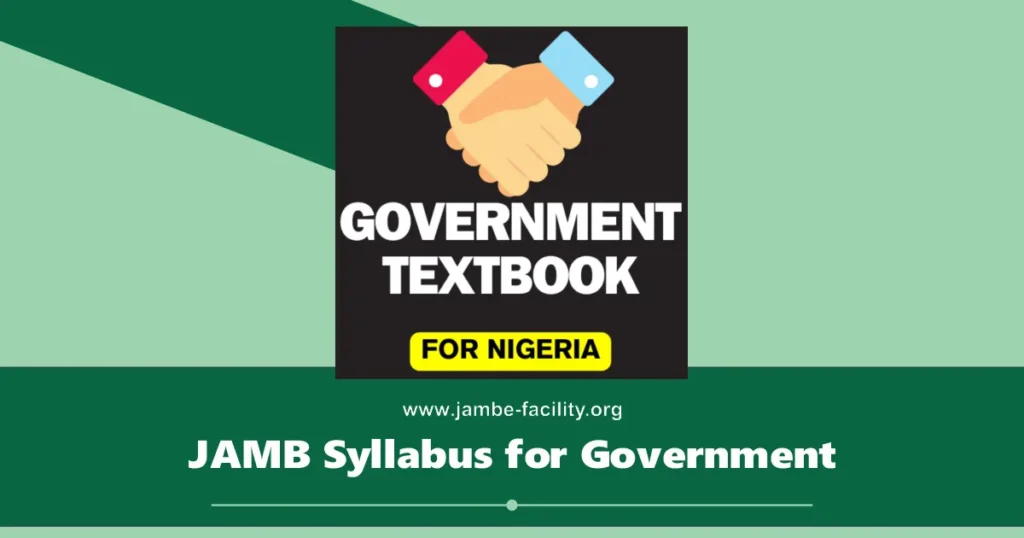 JAMB Syllabus for Government 2025/2026 Free PDF Download