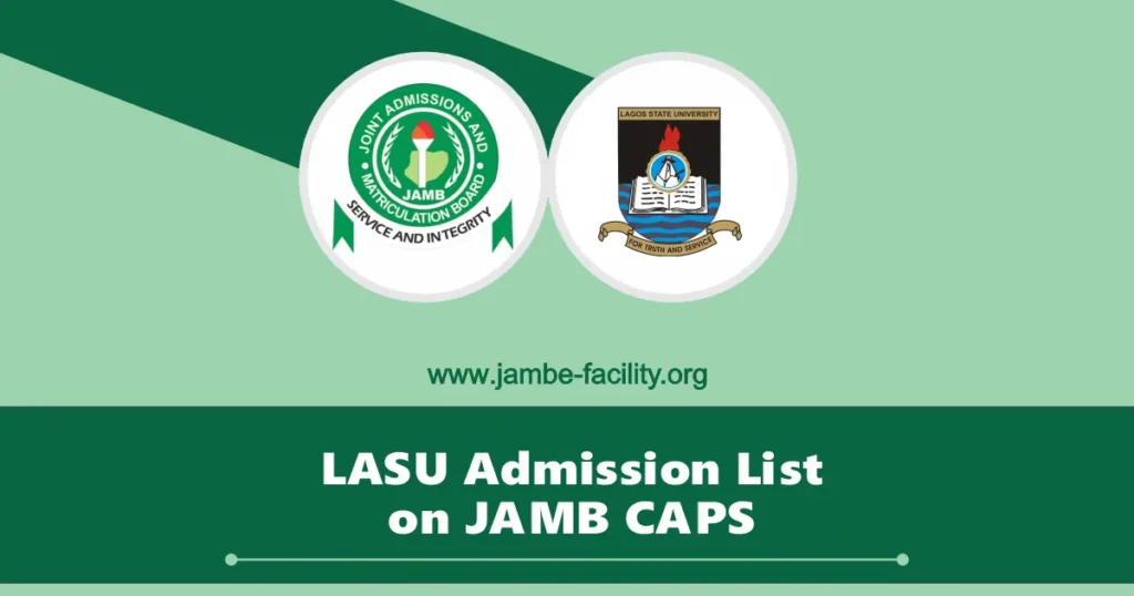 LASU Admission List on JAMB CAPS 2024/2025