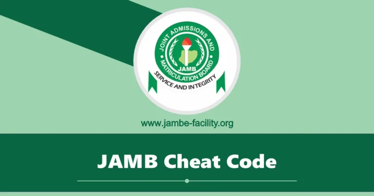 JAMB Cheat Code for 2025/2026 UTME