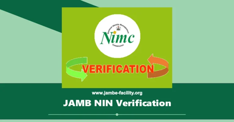 JAMB NIN Verification 2025/2026 Link, Result